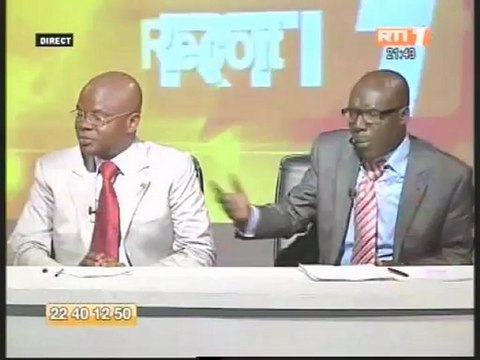 Le Ministre de Sports et Loisirs Legré Philippe invité de l'Emission la RTI reçoit (1ère Partie)