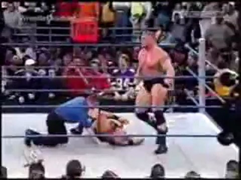 BROCK LESNAR ALMOST BREAKS A-TRAIN's NECK
