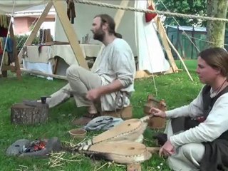 L'Ours Forgeron, Démonstration de Forge au sol à Verneuil sur Avre