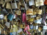 Love padlocks - Cadenas d'amour - Pont de l'Archevêché - Paris - 2