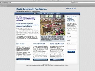 Community foodbank in Kapiti