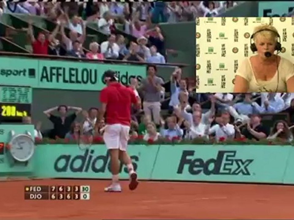 Mercredi 30 mai 2012 - Federer vs Djokovic - Lili