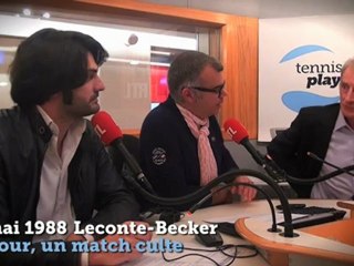 VIDEO - Roland-Garros - "Un jour, un match culte" : Leconte contre Becker