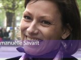 Présentation d'Emmanuelle Savarit, candidate UMP aux législatives pour l'Europe du Nord