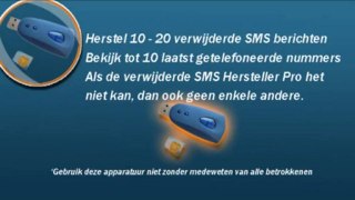 Hoe SMS en SIM data recovery van Iphone, Nokia, HTC, ... ?