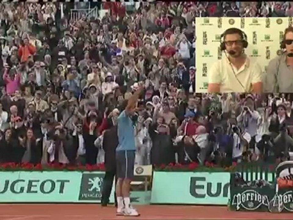Mercredi 30 mai 2012 - Federer vs Soderling - Bertrand & Guillaume