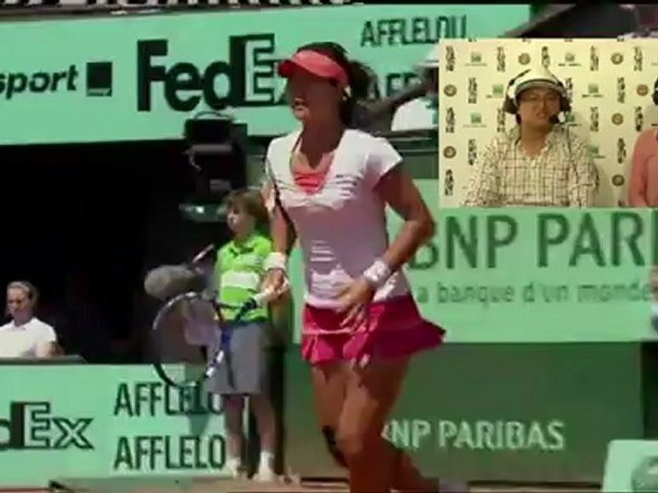 Mercredi 30 mai 2012 - Li vs Sharapova - Hao & Yao