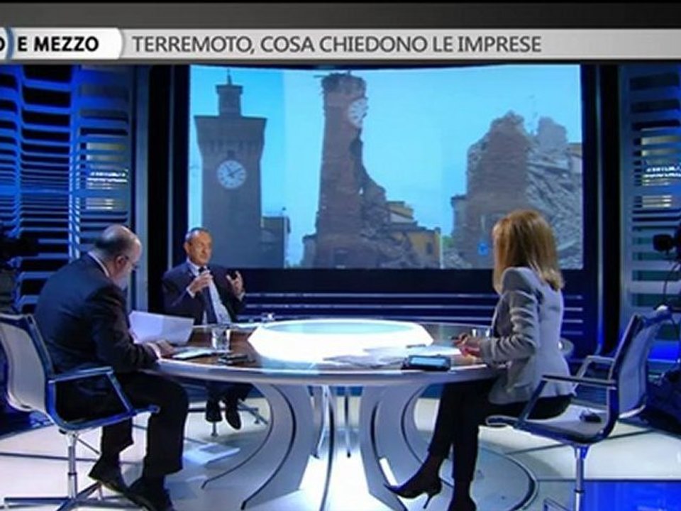 Catricalà Otto e Mezzo su aiuto per il terremoto