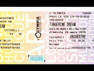 Tangerine Dream. Olympia. Geox. Arcimboldi.