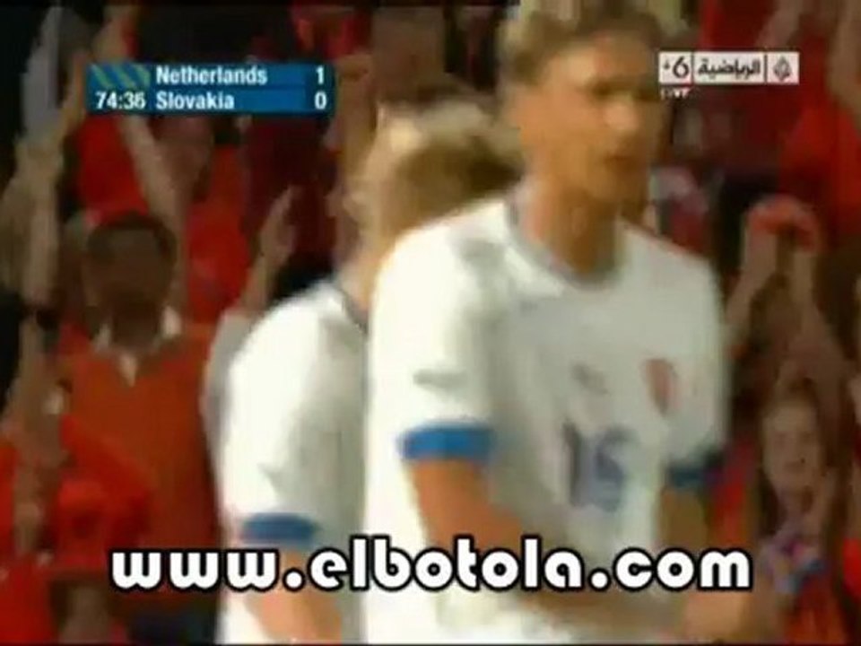هدف هولندا التاني ضد سلوفاكيا