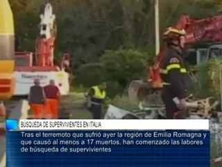 Búsqueda de supervivientes en Italia