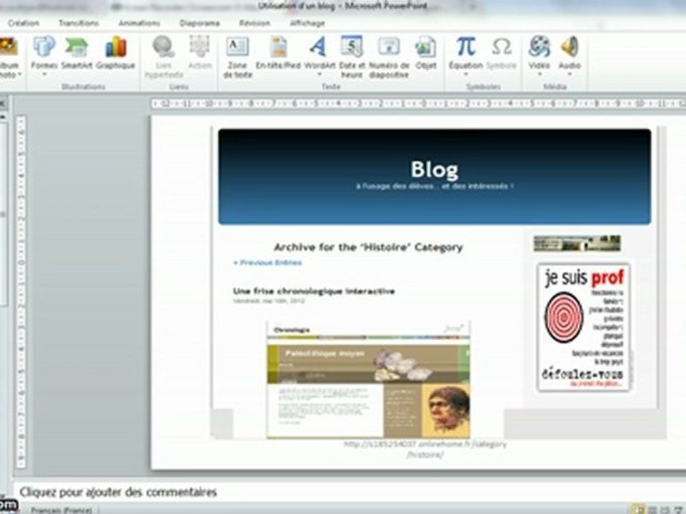 utilisation des blogs