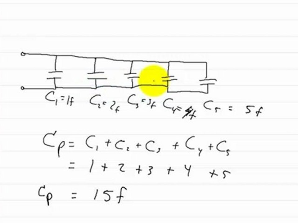 Circuits Capacitors in Parallel
