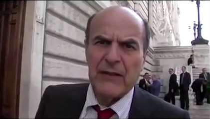 Bersani - Terremoto - Servono interventi urgenti dal punto di vista anti-sismico (30.05.12)