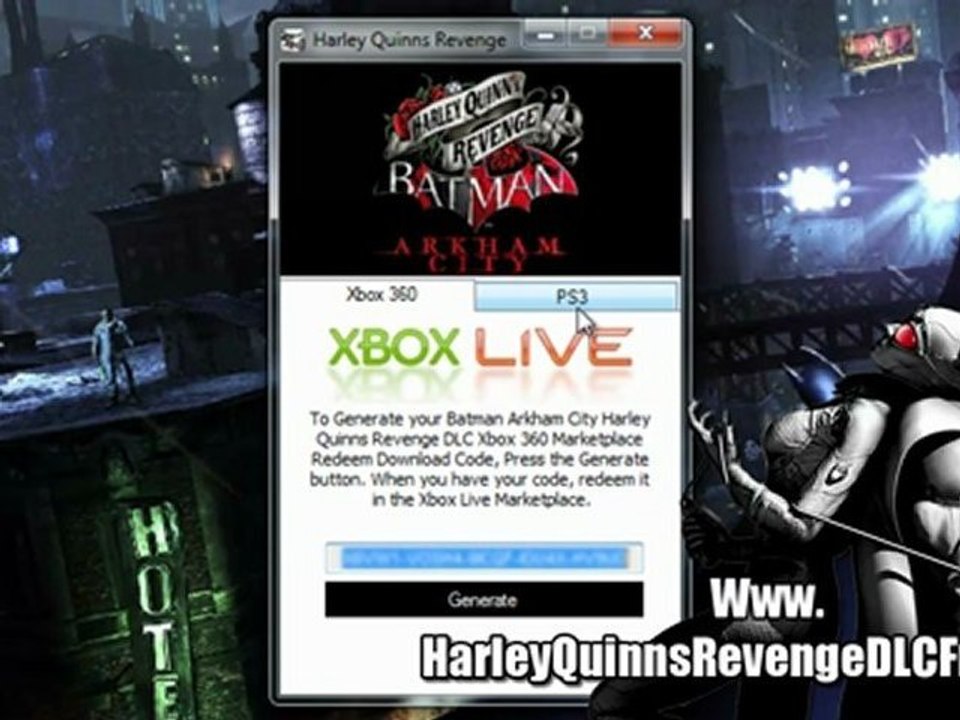 How to Get Batman Arkham City Harley Quinns Revenge DLC