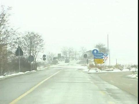 La provincia di Matera nella morsa del gelo