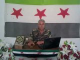 Syria فري برس بيان إنشقاق العقيد سعيد بكداش عن عصابات الجيش الأسدي Syria