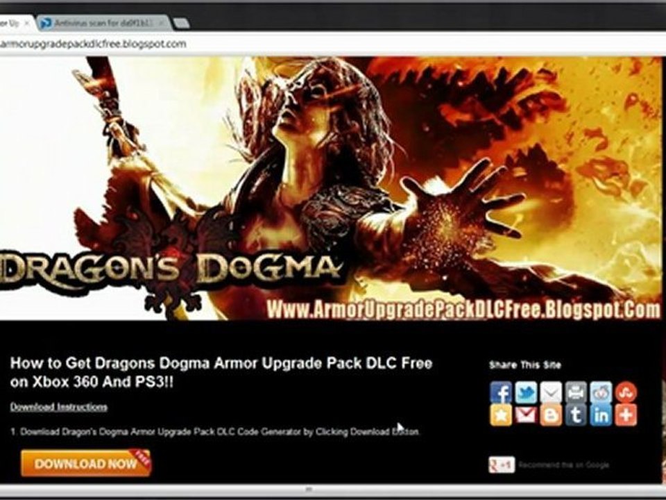 Dragons Dogma Armor Upgrade Pack DLC Free Download