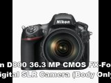 Nikon D800 Price | Nikon D800 36.3 MP CMOS FX-Format Digital SLR Camera (Body Only)