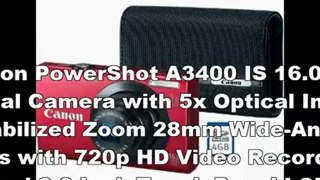 Canon PowerShot A3400 Price | New Canon PowerShot A3400 IS Digital Camera Bundle | Canon PowerShot A3400 Specs