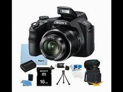 Sony Cyber-shot DSC-HX200V 18.2 MP Exmor R CMOS Digital Camera with 30x Optical Zoom and 3.0-inch LCD BUNDLE with Sony 16GB Card