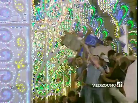 La cartapesta della festa della bruna su unomattina