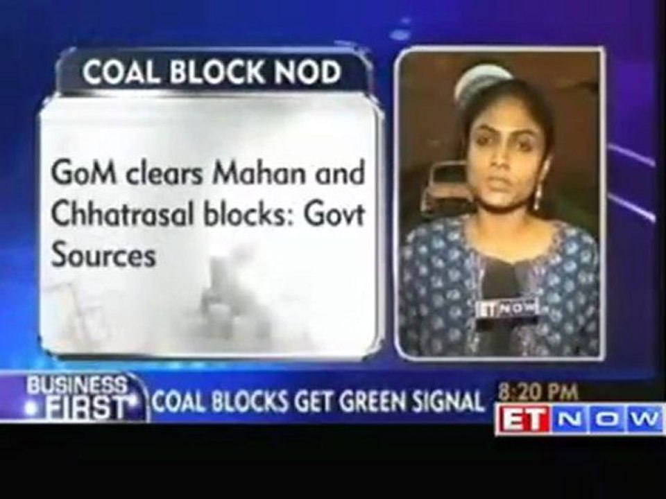 Government sources - GoM clears coal blocks
