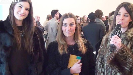 Fashion Students at Kristina Ti Fall 2012 Milan Fashion 