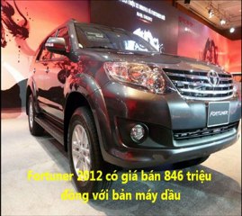 TOYOTA FORTUNER 2012 - Giá khuyến mãi cực sốc