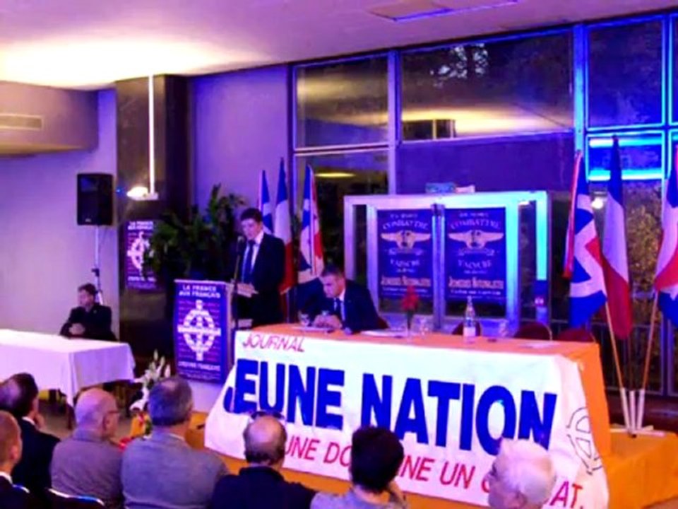 Alexandre Gabriac - Jeunesses Nationalistes (XIVe Forum de la Nation)