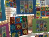 Exposition d'arts plastiques à l'école maternelle