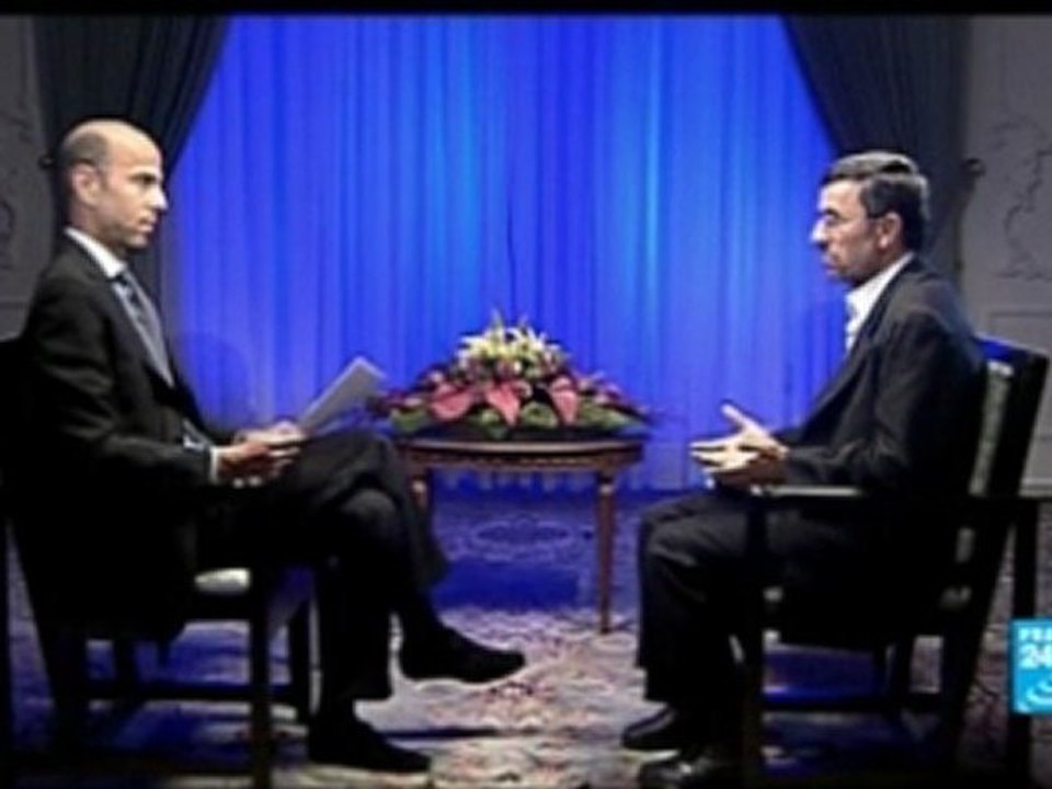 Mahmoud Ahmadinejad se dit sensible au sort des Syriens2/2 - EXCLUSIVITÉ FRANCE 24 - FRANCE 242