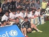 Deportes / Fútbol: La selección argentina y Unicef, juntos por una buena causa