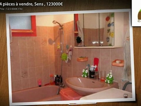 Maison 4 pièces à vendre, Sens , 123000€