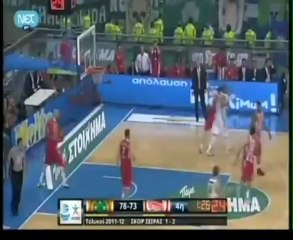 Τα καλάθια και οι ασίστ του Γιασικεβίτσιους στον τέταρτο τελικό (2011-2012)