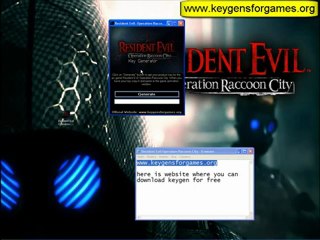 Resident Evil Operation Raccoon City pc Keygenerator #FREE Download#