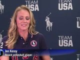 Phelps and other US athletes psych up for Olympics