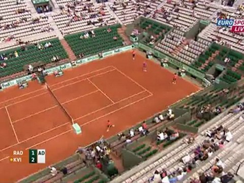 Tennis. 2012.05.31. Roland Garros 2012. 2nd round. Urszula Radwanska - Petra Kvitova 111