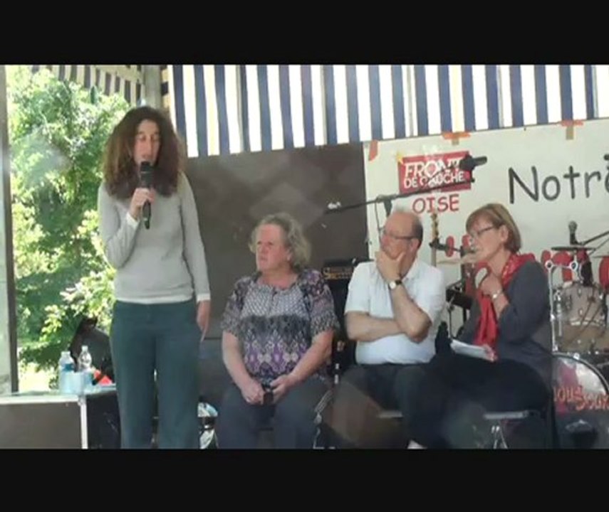 Géraldine Minet à la Fête de la Paix