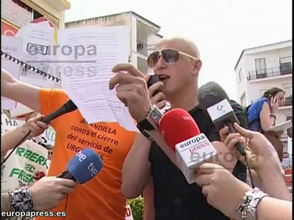 Manifestación en Mérida contra recortes sanitarios