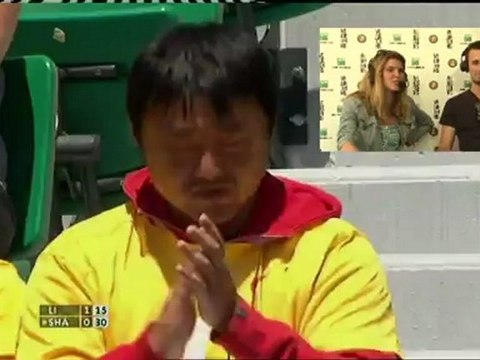 Jeudi 31 mai 2012 - Li vs Sharapova - Clémence & Etienne