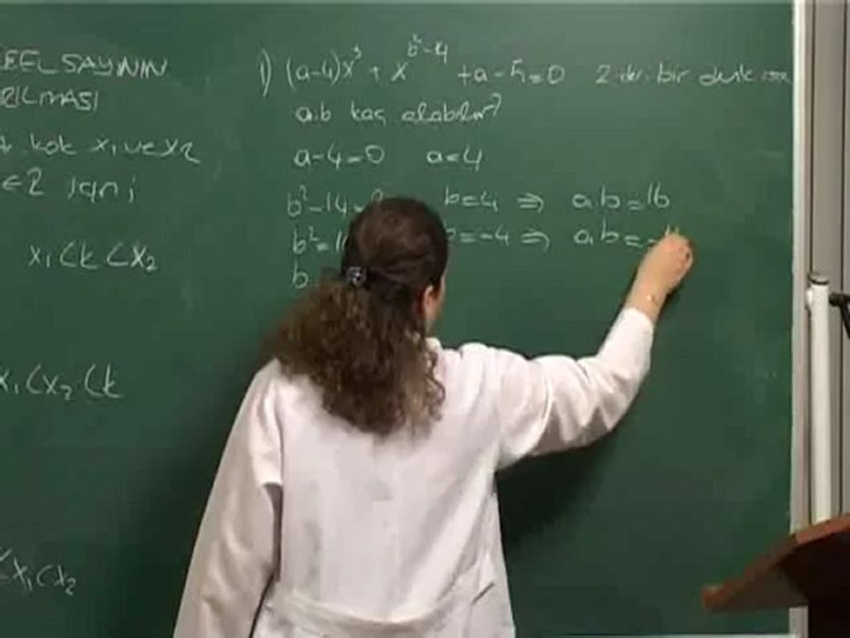 01-İkinci Dereceden Denklemler Ve Eşitsizlikler