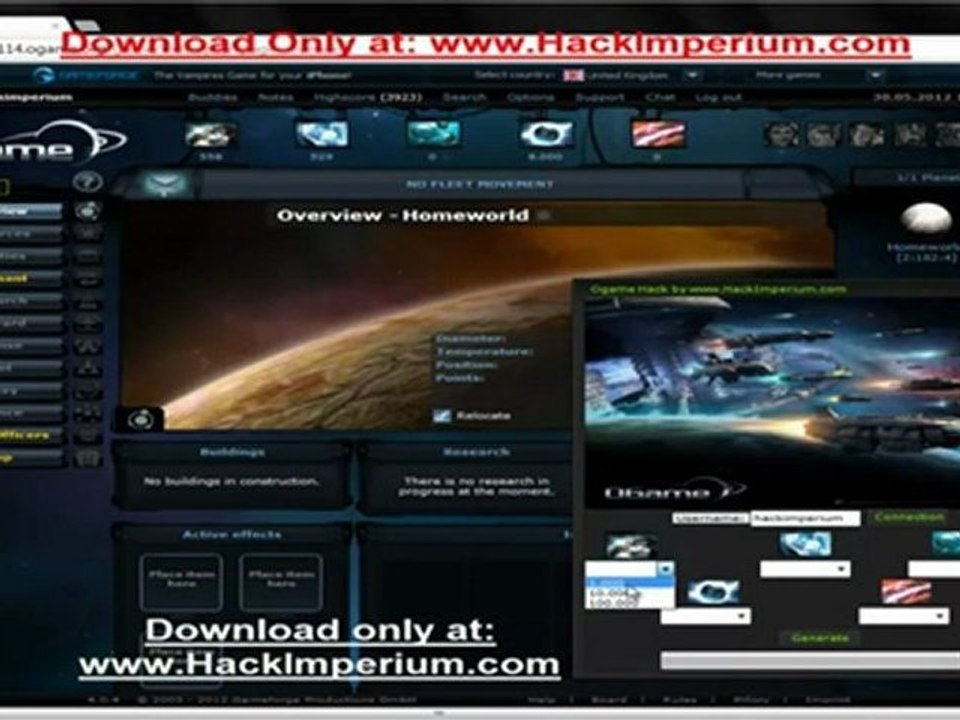 Ogame Hack 2012 — FREE Download