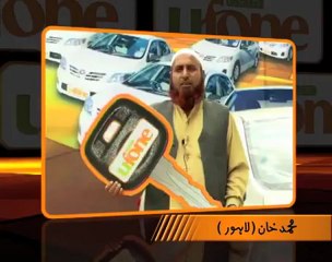 Ufone ShahCar Offer winner (Muhammad Khan)