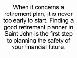 Saint John Financial Advisor - Retirement Plan