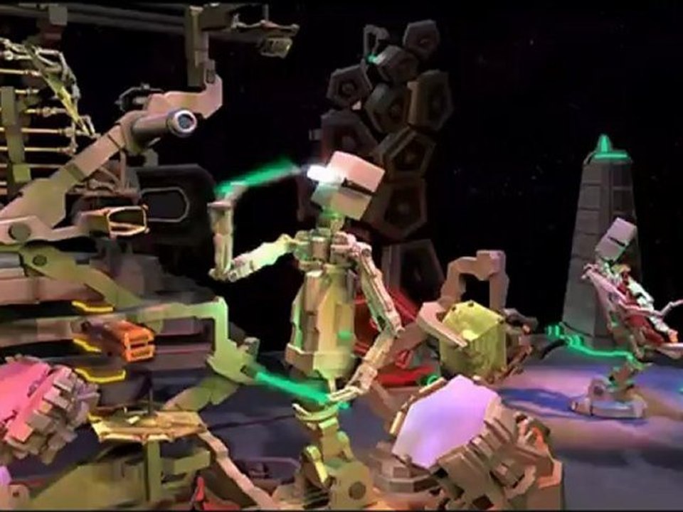 robots space ship music