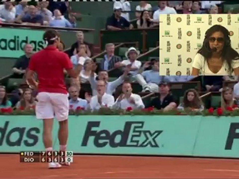Jeudi 31 mai 2012 - Federer vs Djokovic - Dalila