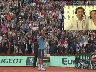 Jeudi 31 mai 2012 - Federer vs Soderling - Ryan & Stéphanie