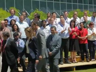 Los príncipes visitan en Braga el proyecto científico hispano-luso