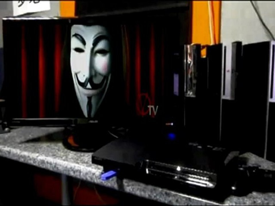 Mensaje de Anonymous a Sony